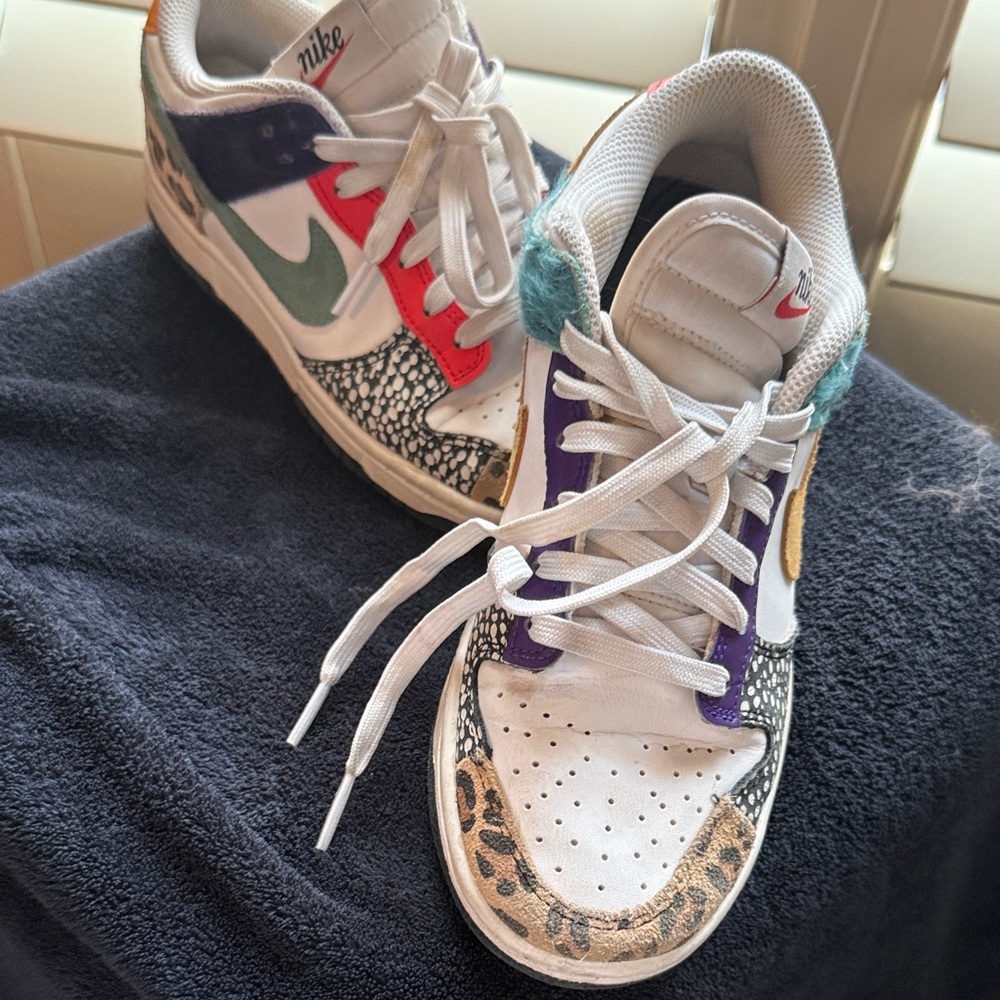 Nike Colorful Animal Print Sneakers